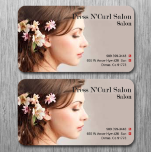 Business Card Design by Lanka Ama for Press N'Curl Salon | Design: #9333668