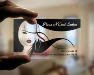 Business Card Design by Lanka Ama for Press N'Curl Salon | Design: #9333670