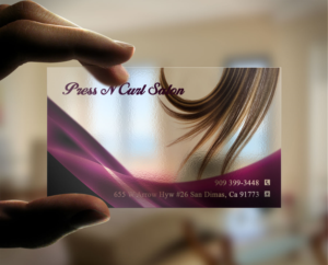 Diseño de Tarjeta de Presentación por Lanka Ama para Press N'Curl Salon | Diseño: #9333675