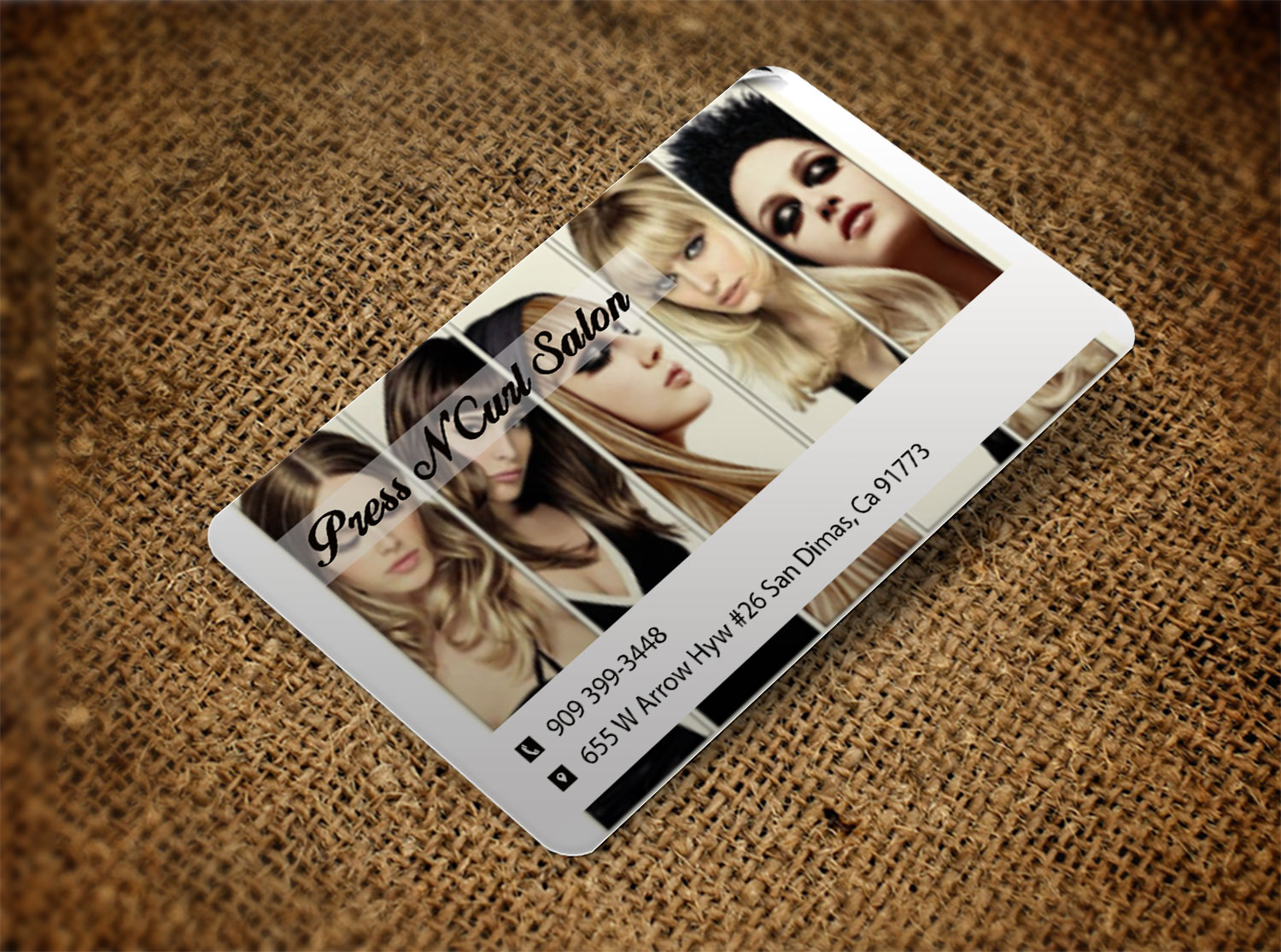 Diseño de Tarjeta de Presentación por Lanka Ama para Press N'Curl Salon | Diseño #9333680