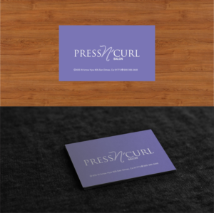 Diseño de Tarjeta de Presentación por creativeride para Press N'Curl Salon | Diseño: #9328665