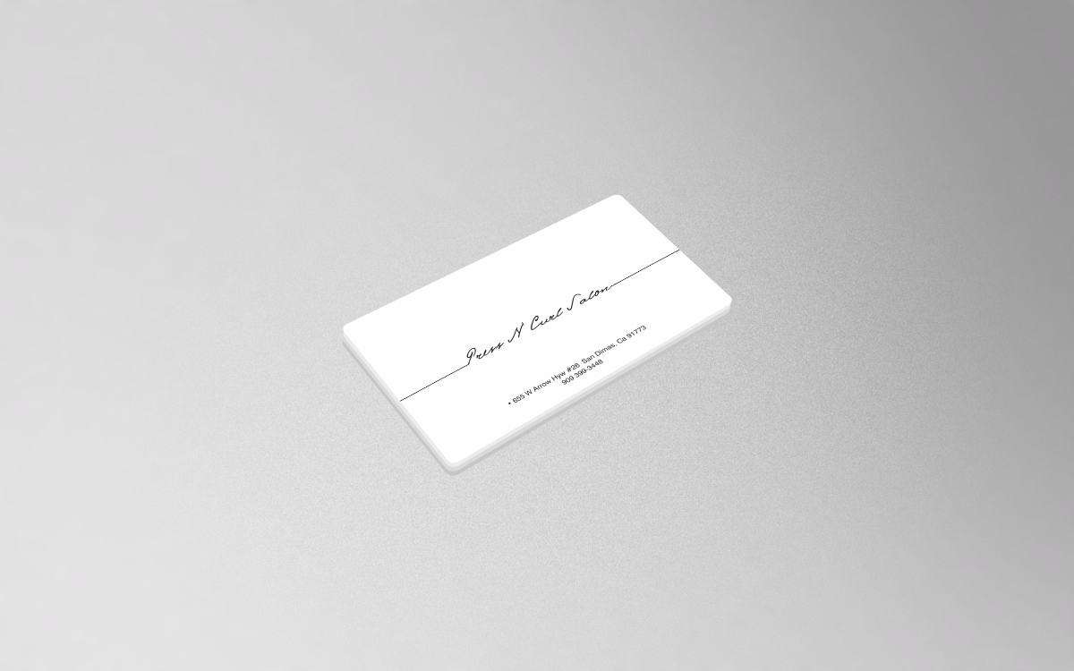 Business Card Design by creativeride for Press N'Curl Salon | Design #9329999