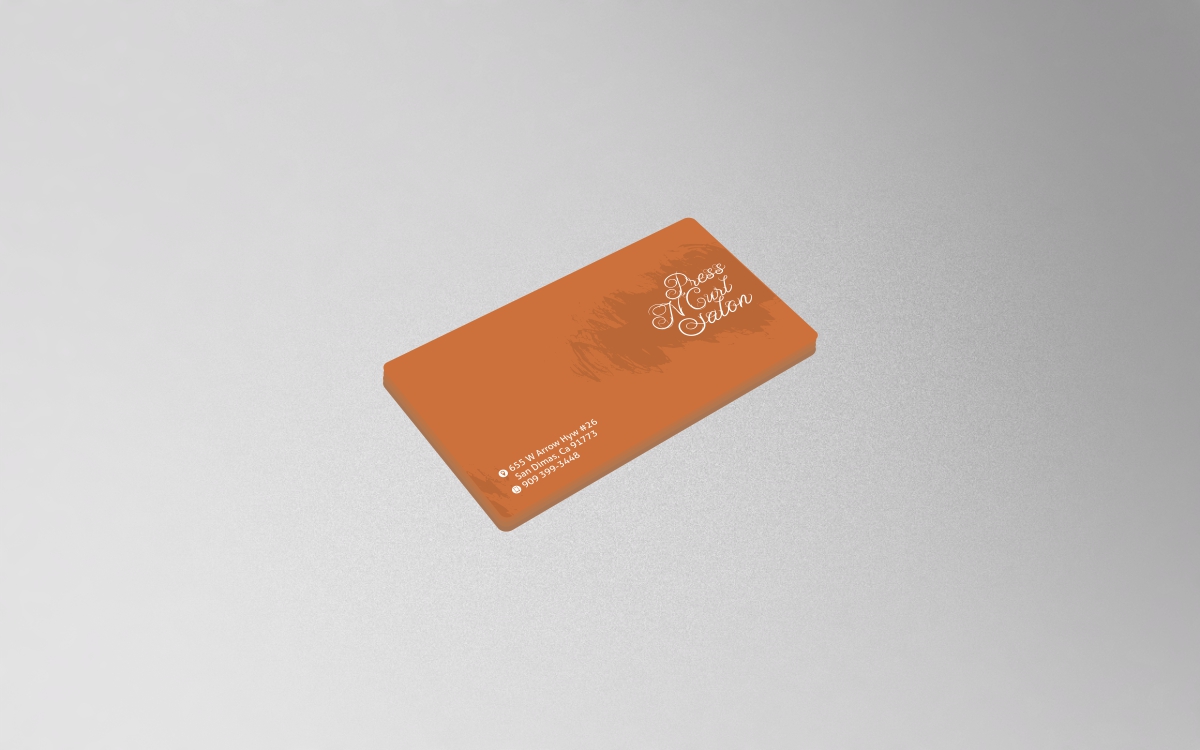 Business Card Design by creativeride for Press N'Curl Salon | Design #9330000