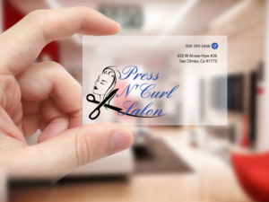 Diseño de Tarjeta de Presentación por Creations Box 2015 para Press N'Curl Salon | Diseño: #9354964