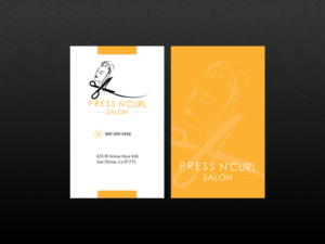 Diseño de Tarjeta de Presentación por Creations Box 2015 para Press N'Curl Salon | Diseño: #9354965