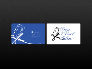 Diseño de Tarjeta de Presentación por Creations Box 2015 para Press N'Curl Salon | Diseño: #9354969