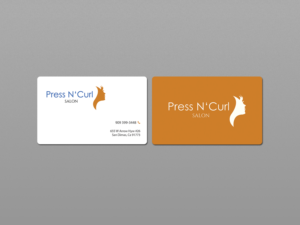 Diseño de Tarjeta de Presentación por Creations Box 2015 para Press N'Curl Salon | Diseño: #9354970
