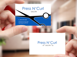 Diseño de Tarjeta de Presentación por Creations Box 2015 para Press N'Curl Salon | Diseño: #9354971