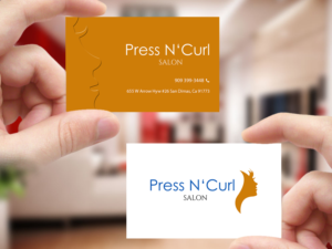 Diseño de Tarjeta de Presentación por Creations Box 2015 para Press N'Curl Salon | Diseño: #9354972