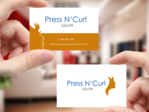 Diseño de Tarjeta de Presentación por Creations Box 2015 para Press N'Curl Salon | Diseño: #9354973