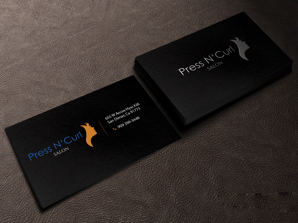 Business Card Design by Creations Box 2015 for Press N'Curl Salon | Design #9354975