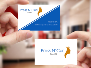 Diseño de Tarjeta de Presentación por Creations Box 2015 para Press N'Curl Salon | Diseño: #9354976