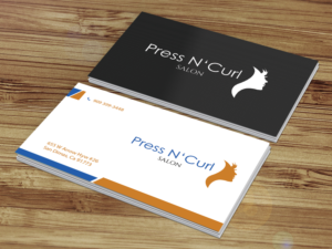 Business Card Design by Creations Box 2015 for Press N'Curl Salon | Design: #9354980