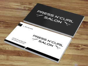 Business Card Design by Creations Box 2015 for Press N'Curl Salon | Design: #9354981