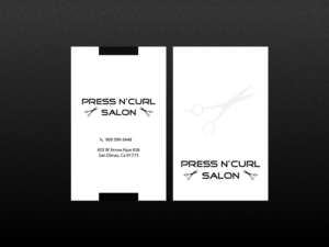 Business Card Design by Creations Box 2015 for Press N'Curl Salon | Design: #9354982