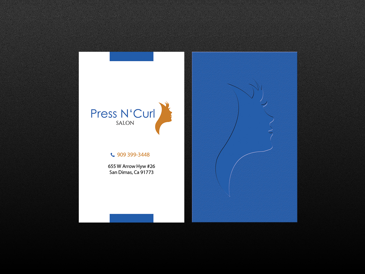 Business Card Design by Creations Box 2015 for Press N'Curl Salon | Design #9354984
