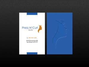 Business Card Design by Creations Box 2015 for Press N'Curl Salon | Design: #9354984