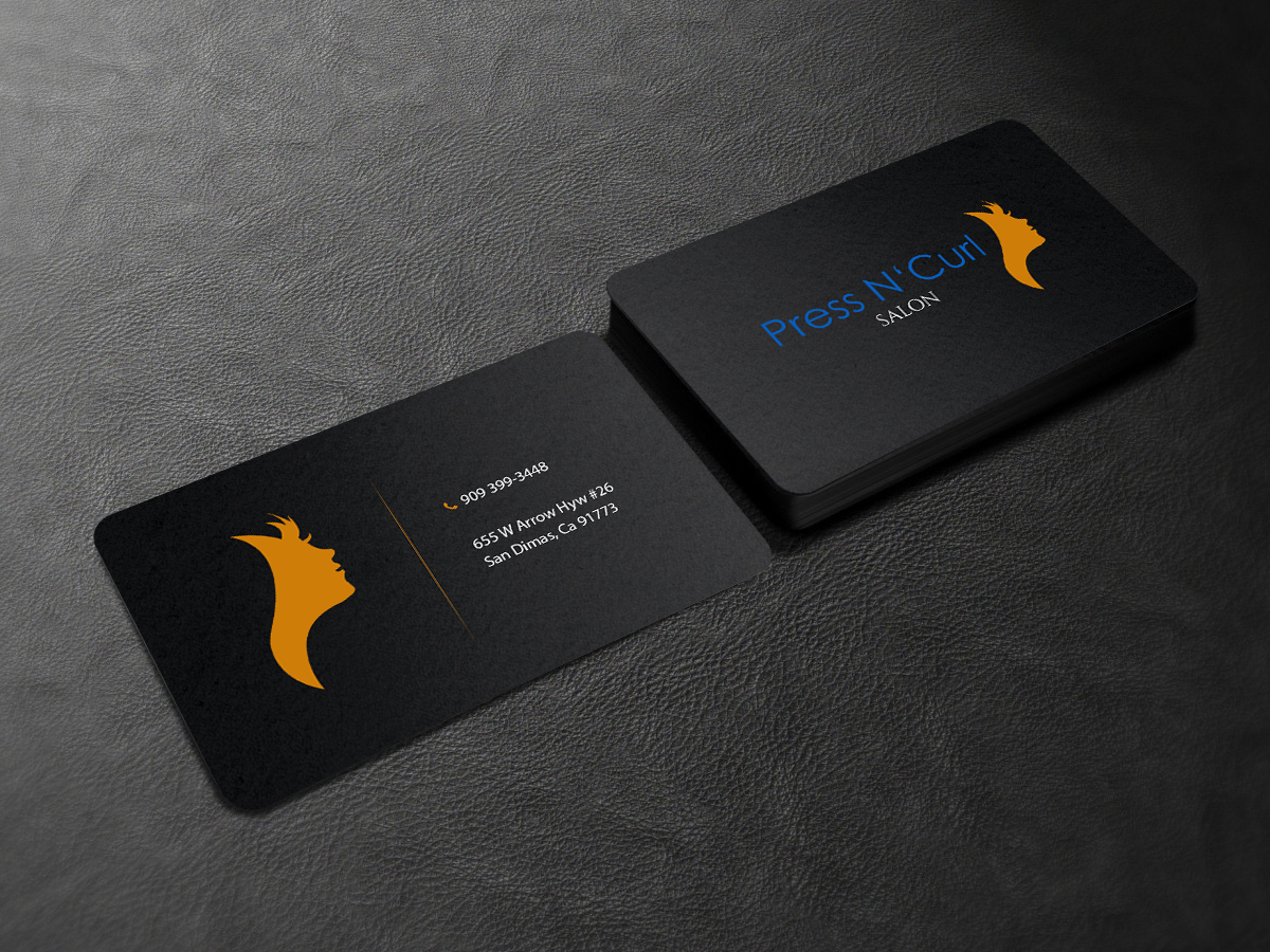 Business Card Design by Creations Box 2015 for Press N'Curl Salon | Design #9354986
