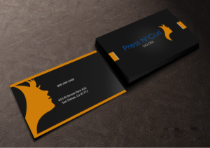 Business Card Design by Creations Box 2015 for Press N'Curl Salon | Design: #9354989