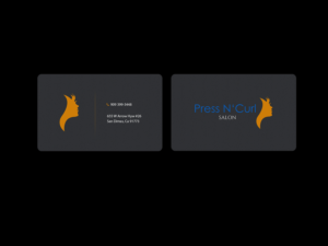 Business Card Design by Creations Box 2015 for Press N'Curl Salon | Design: #9354993