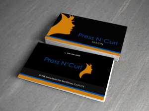 Business Card Design by Creations Box 2015 for Press N'Curl Salon | Design: #9354994