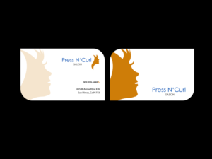 Business Card Design by Creations Box 2015 for Press N'Curl Salon | Design: #9354997