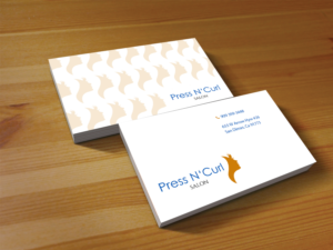 Business Card Design by Creations Box 2015 for Press N'Curl Salon | Design: #9354998