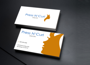 Business Card Design by Creations Box 2015 for Press N'Curl Salon | Design: #9354999