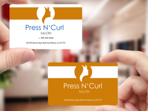 Business Card Design by Creations Box 2015 for Press N'Curl Salon | Design: #9355003