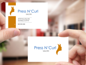 Business Card Design by Creations Box 2015 for Press N'Curl Salon | Design: #9355077