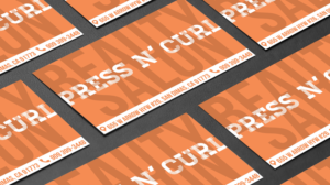 Diseño de Tarjeta de Presentación por Alex Mo para Press N'Curl Salon | Diseño: #9372655