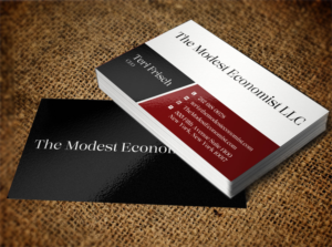 Business Card Design by Lanka Ama for The Modest Economist LLC | Design: #9326904