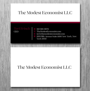 Business Card Design by Lanka Ama for The Modest Economist LLC | Design: #9327241