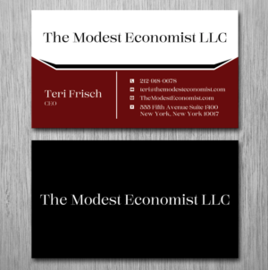 Business Card Design by Lanka Ama for The Modest Economist LLC | Design: #9327246
