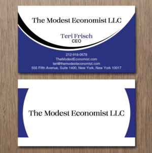 Business Card Design by Lanka Ama for The Modest Economist LLC | Design: #9333882