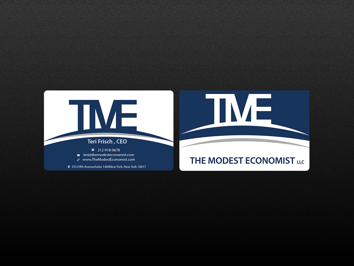 Business Card Design by Creations Box 2015 for The Modest Economist LLC | Design #9354771