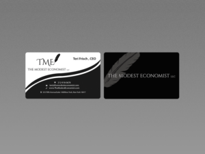 Business Card Design by Creations Box 2015 for The Modest Economist LLC | Design: #9354772