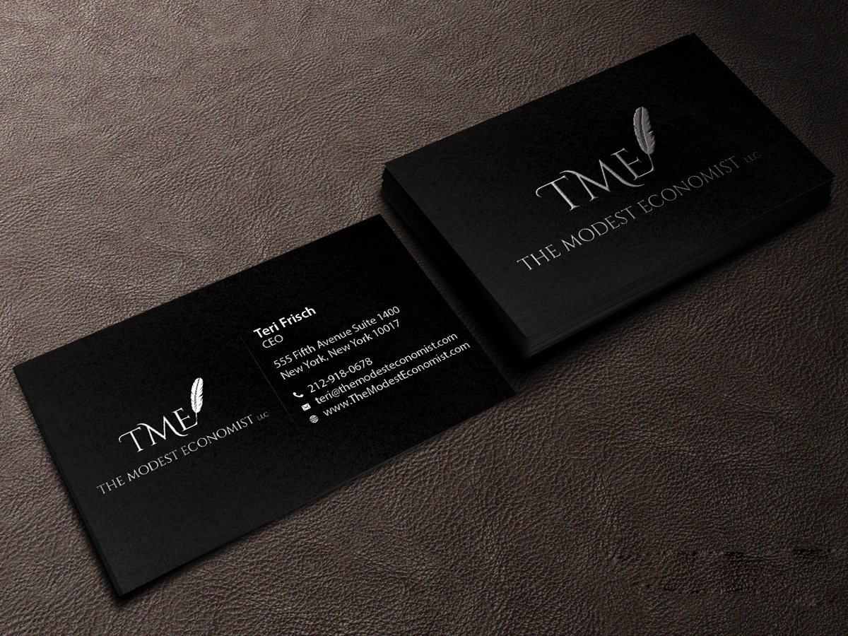 Business Card Design by Creations Box 2015 for The Modest Economist LLC | Design #9354775