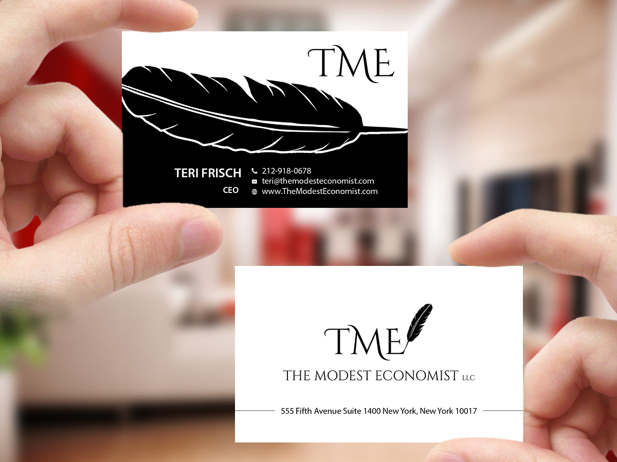 Business Card Design by Creations Box 2015 for The Modest Economist LLC | Design #9354778