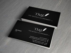 Business Card Design by Creations Box 2015 for The Modest Economist LLC | Design: #9354779