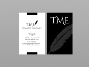 Business Card Design by Creations Box 2015 for The Modest Economist LLC | Design: #9354781