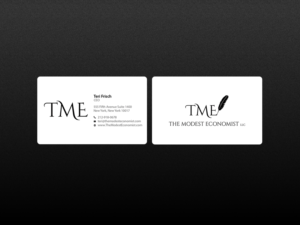 Business Card Design by Creations Box 2015 for The Modest Economist LLC | Design: #9354784