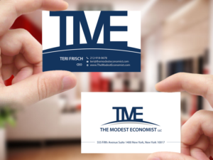 Business Card Design by Creations Box 2015 for The Modest Economist LLC | Design: #9354786