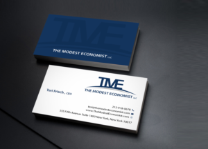 Business Card Design by Creations Box 2015 for The Modest Economist LLC | Design: #9354789