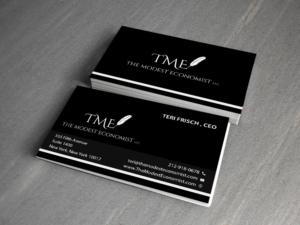 Business Card Design by Creations Box 2015 for The Modest Economist LLC | Design: #9354794