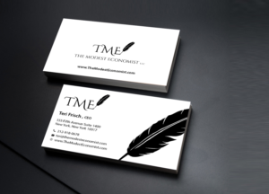 Business Card Design by Creations Box 2015 for The Modest Economist LLC | Design: #9354797