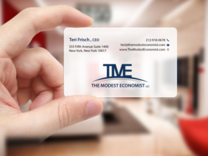 Business Card Design by Creations Box 2015 for The Modest Economist LLC | Design: #9354800