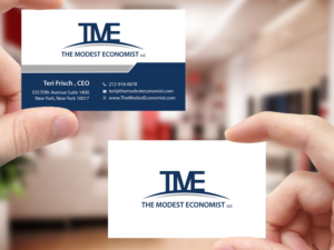 Business Card Design by Creations Box 2015 for The Modest Economist LLC | Design: #9354801