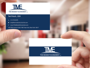 Business Card Design by Creations Box 2015 for The Modest Economist LLC | Design: #9354803