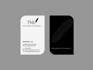Business Card Design by Creations Box 2015 for The Modest Economist LLC | Design: #9354804